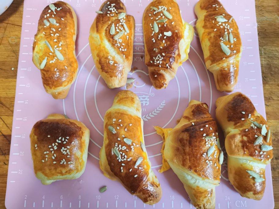 😻色香诱人🐮奶香牛角包🥐