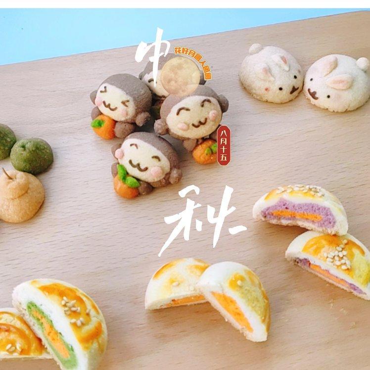 广式莲蓉蛋黄月饼【9月北鼎烤箱食谱】