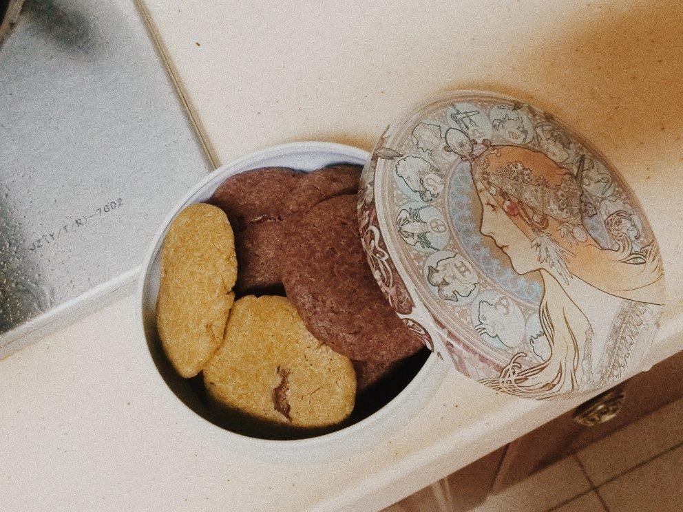 抹茶白巧克力软曲奇