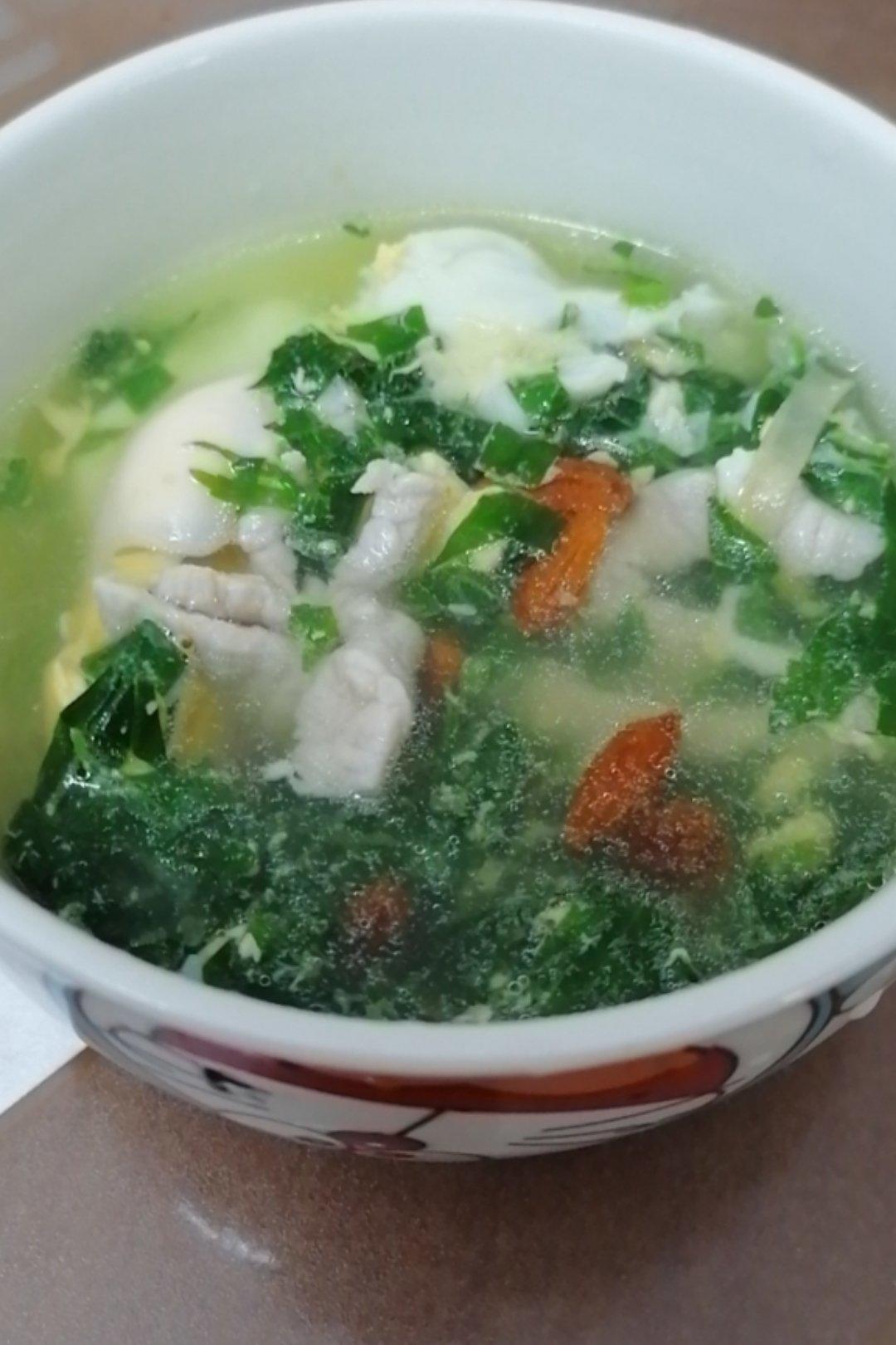 鲜益母草滚蛋汤