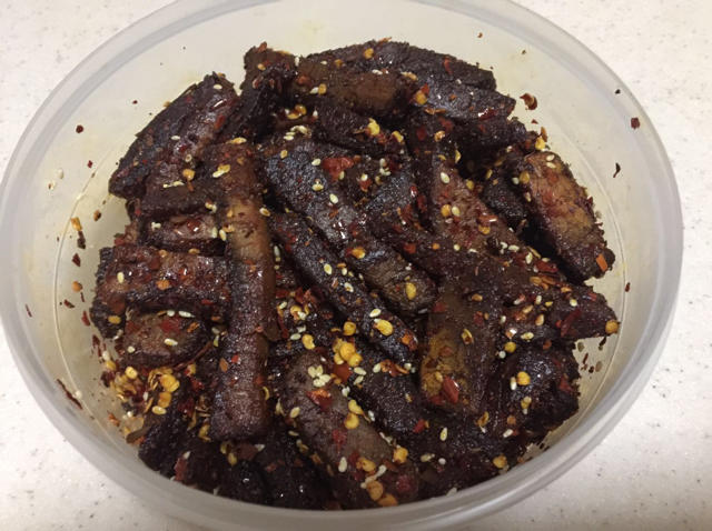 麻辣牛肉干