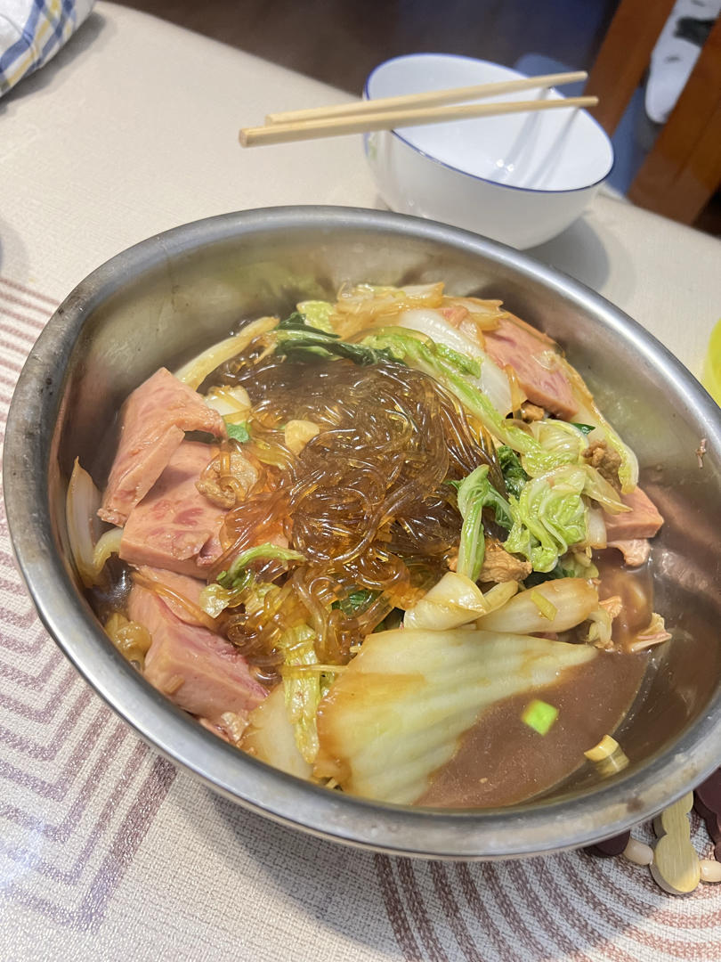 猪肉白菜炖粉条