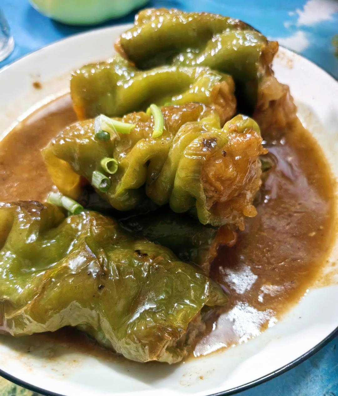 销魂青椒酿肉【超级下饭】