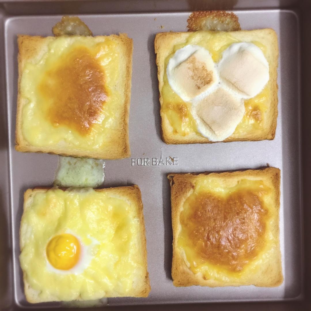 鸡蛋芝士烤吐司