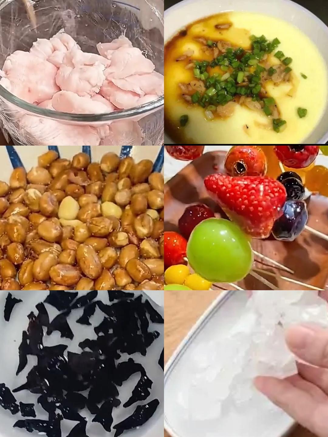 微波炉N种功能(溏心蛋/炸花生米/盐焗虾/烤鸡翅/大福）