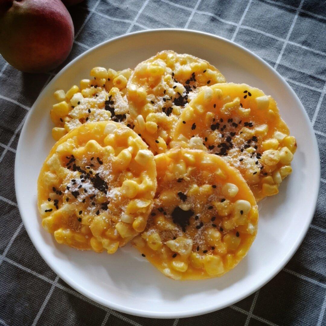 不用油炸的黄金玉米烙（视频菜谱）