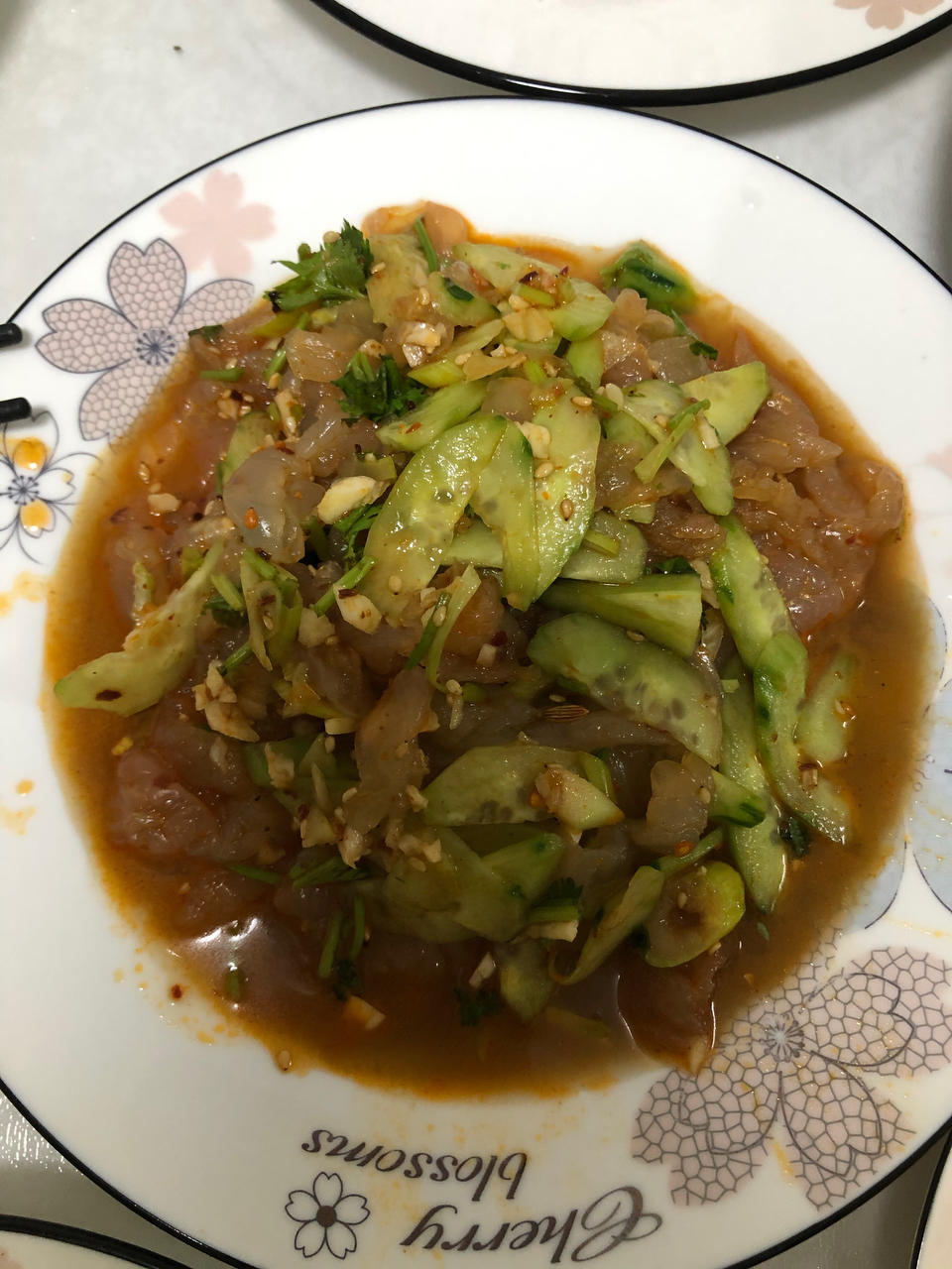 凉拌海蜇头