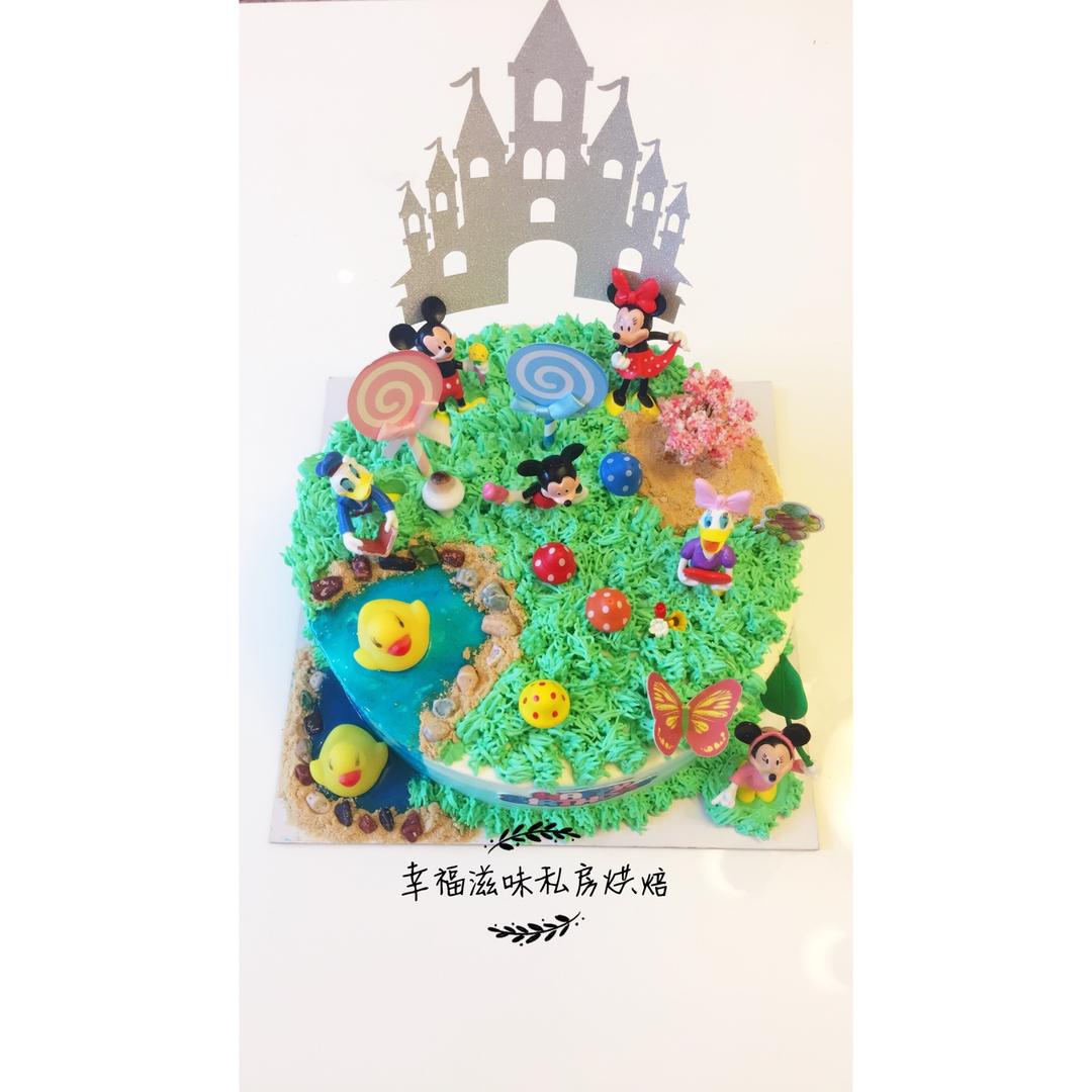 淡奶油裱花蛋糕