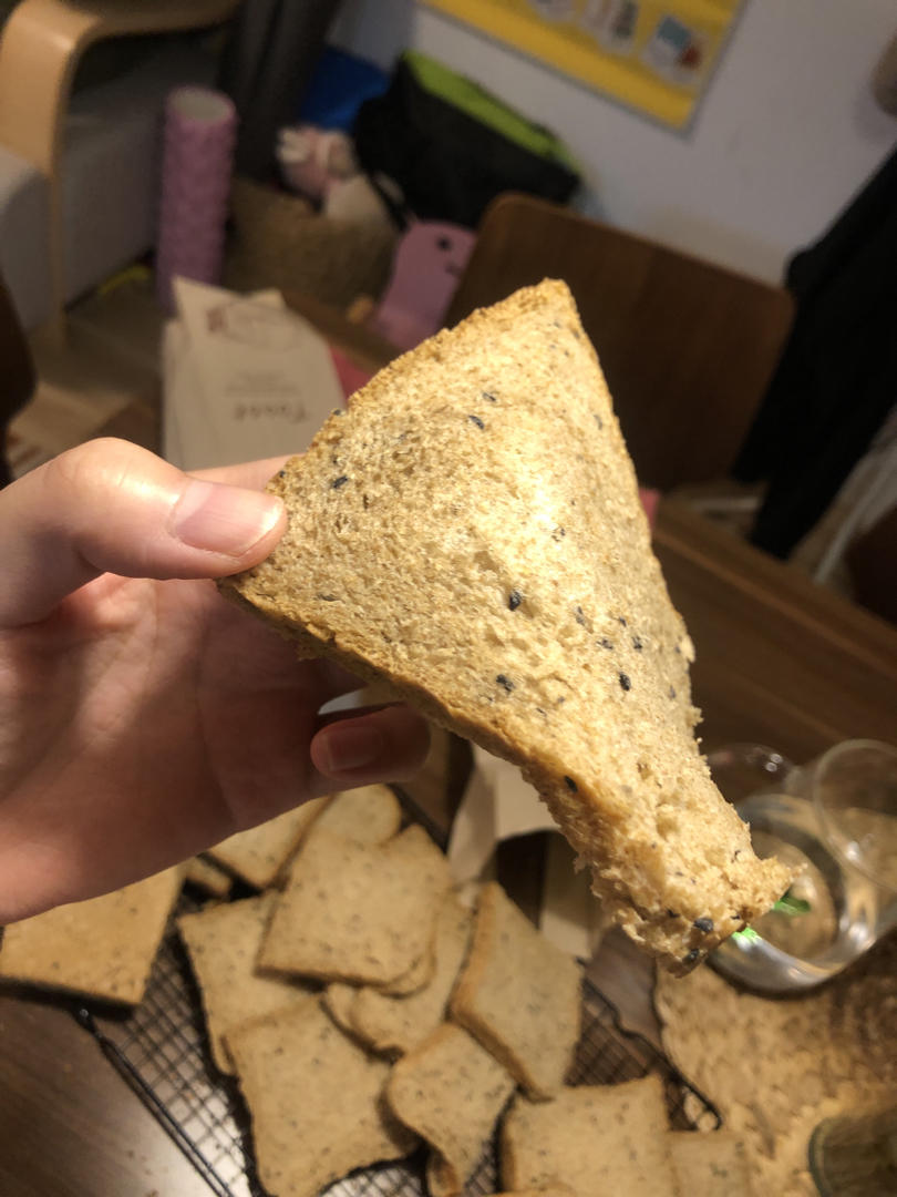 65%全麦吐司 王后粗麸/粗粒全麦粉 无奶低糖低油也可以很松软的粗粒全麦吐司