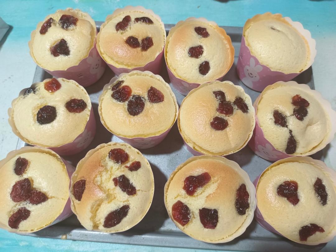 纸杯蛋糕 8寸戚风蛋糕的量