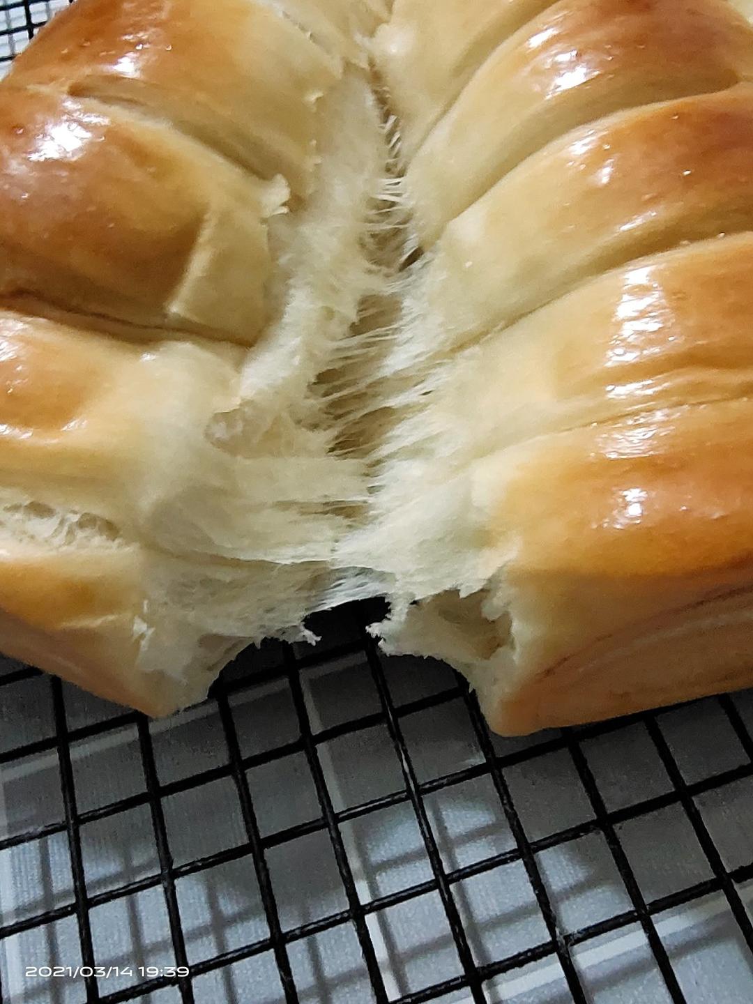 蜂蜜淡奶油面包#美味排包#