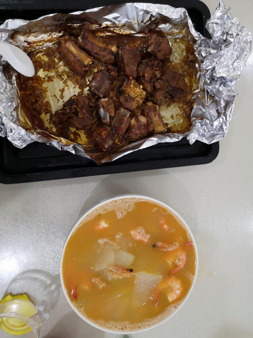 香到骨头里的蒜香排骨（烤箱）