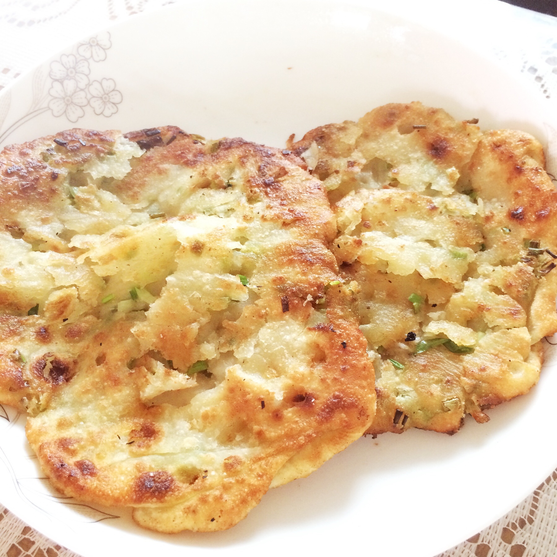 葱花油饼 Spring Onion Pancake