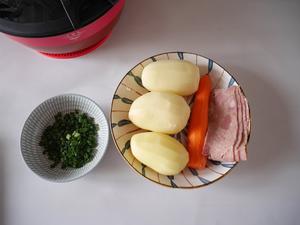 黄磊老师同款土豆泥饼|马克西姆不粘锅的做法 步骤1