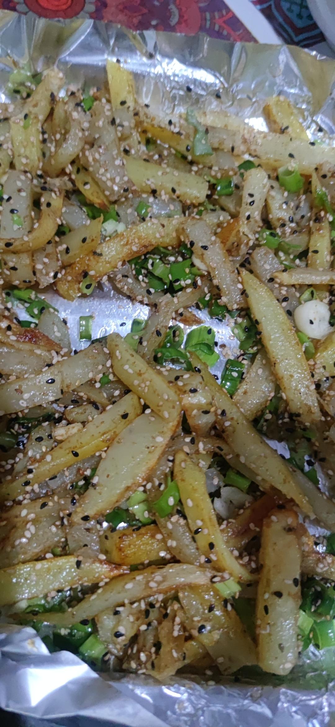 秒杀路边摊✨自制狼牙土豆🥔-在家就能做的美味「0失败」