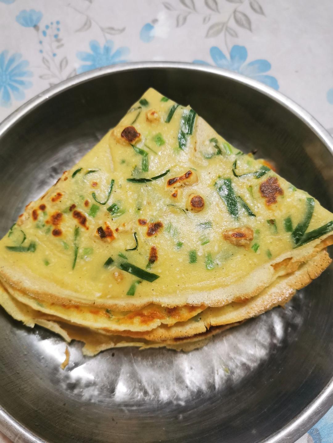 简单快手蔬菜鸡蛋煎饼