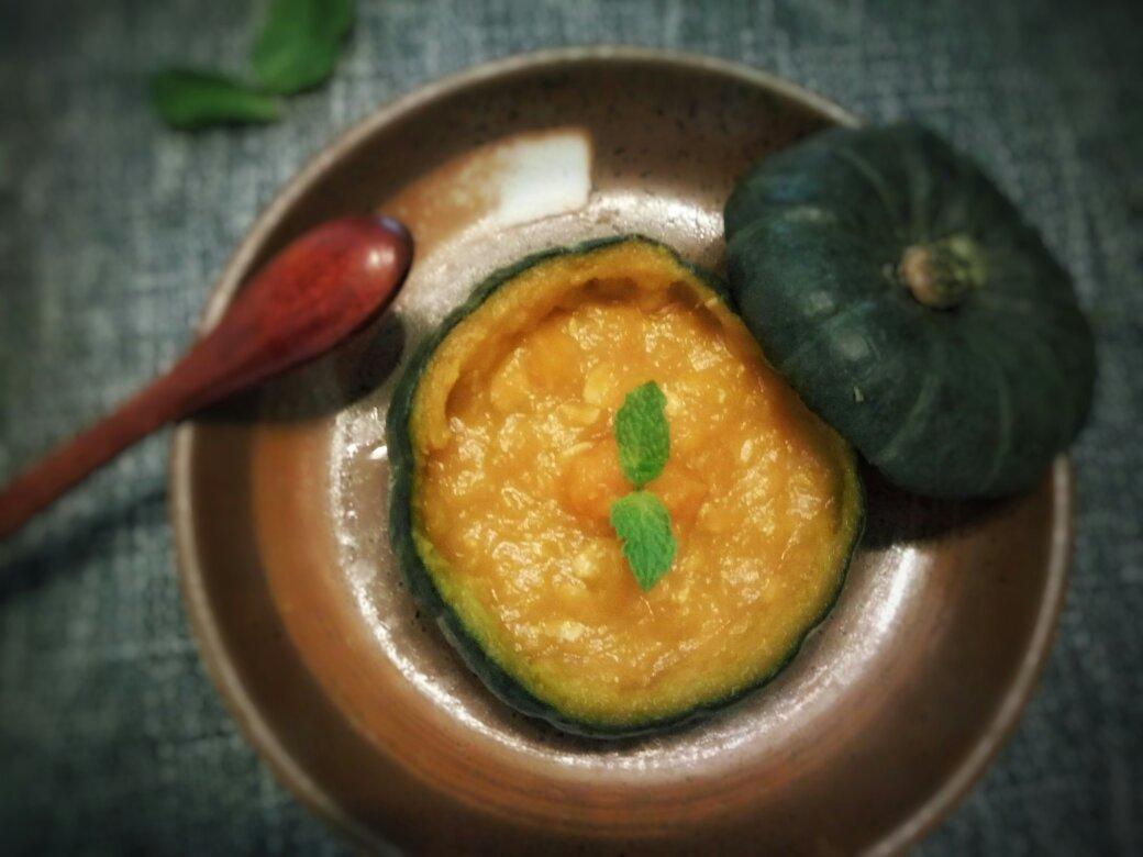 养生小厨房做的【vava的最爱】贝贝南瓜汤