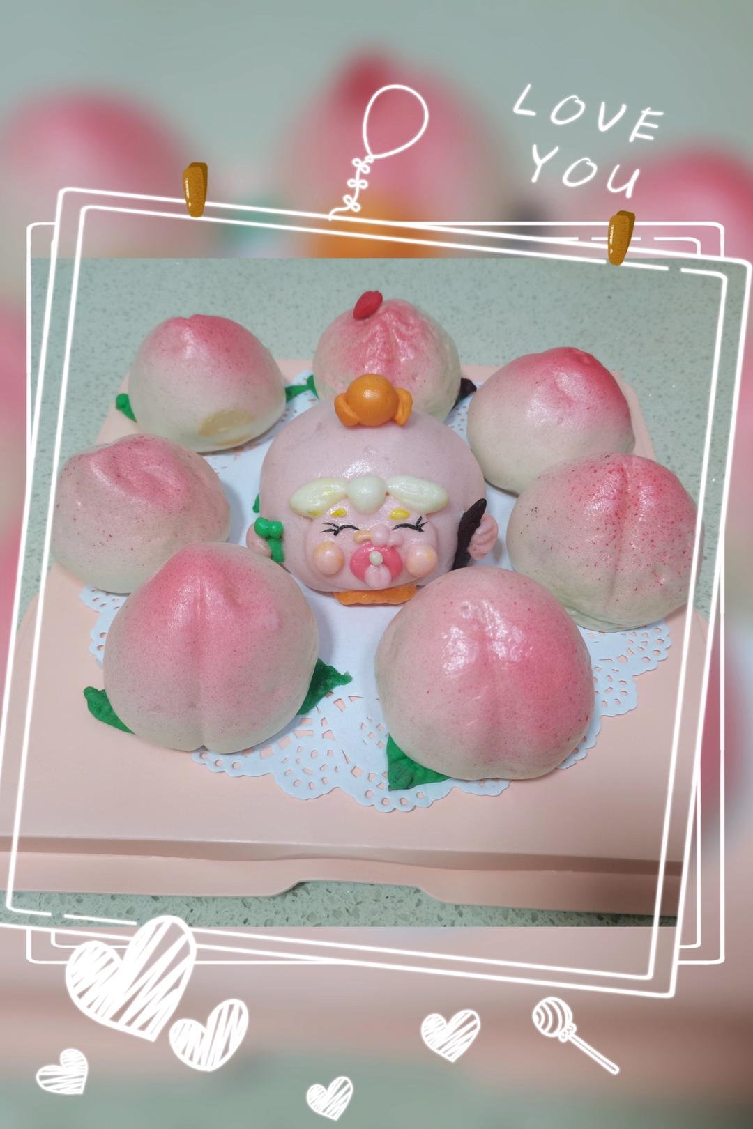 寿桃包—喜庆面点