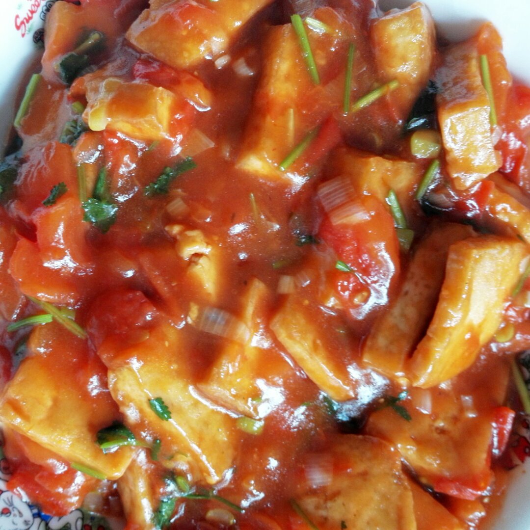 糖醋脆皮豆腐