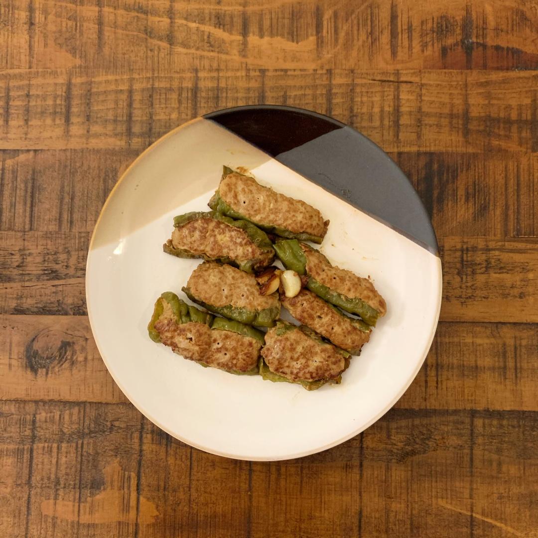 销魂青椒酿肉【超级下饭】