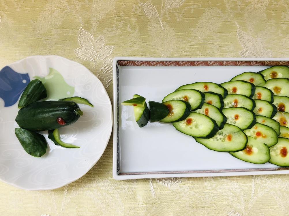 黄瓜创意摆盘