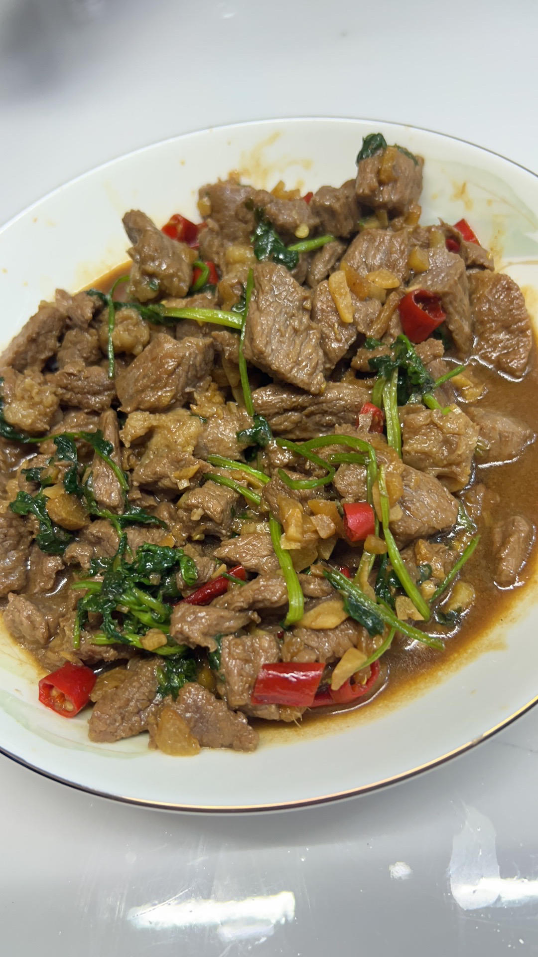 小炒黄牛肉