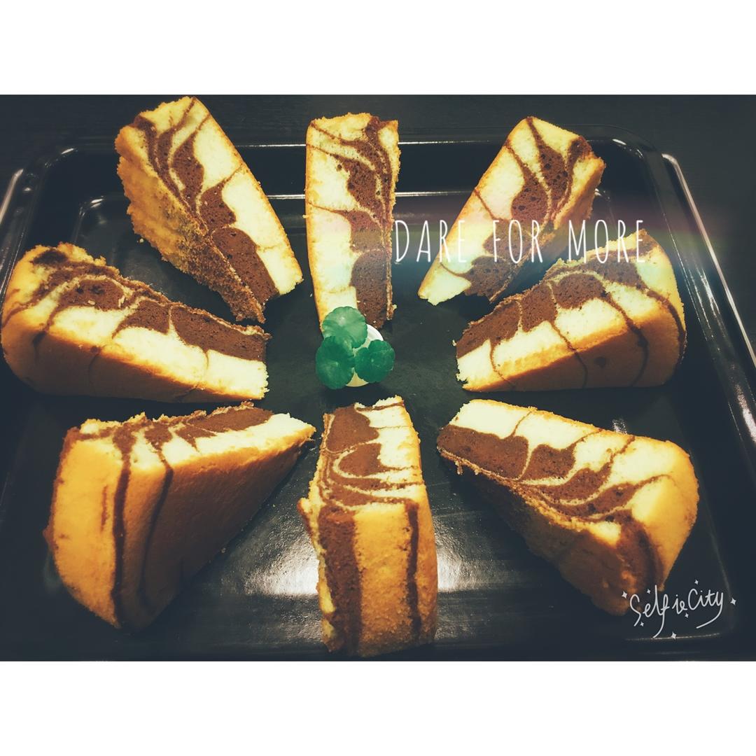 斑马纹酸奶蛋糕