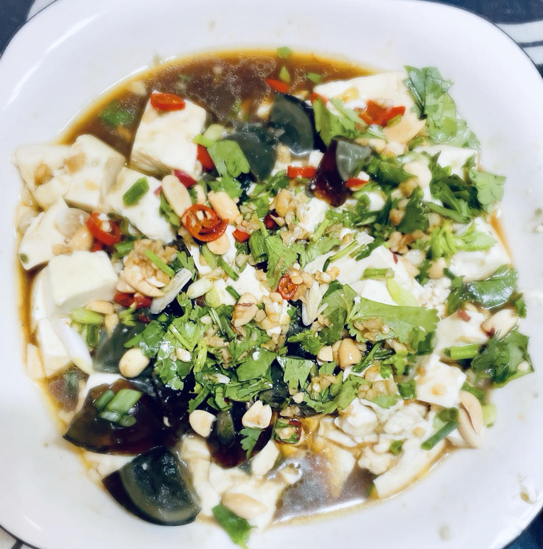 好吃的凉拌内酯豆腐