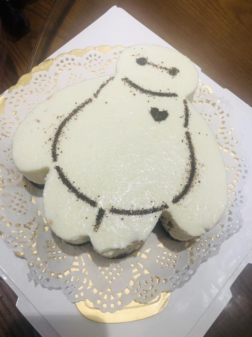 菲儿522做的可爱大白奶酪酸奶慕斯蛋糕