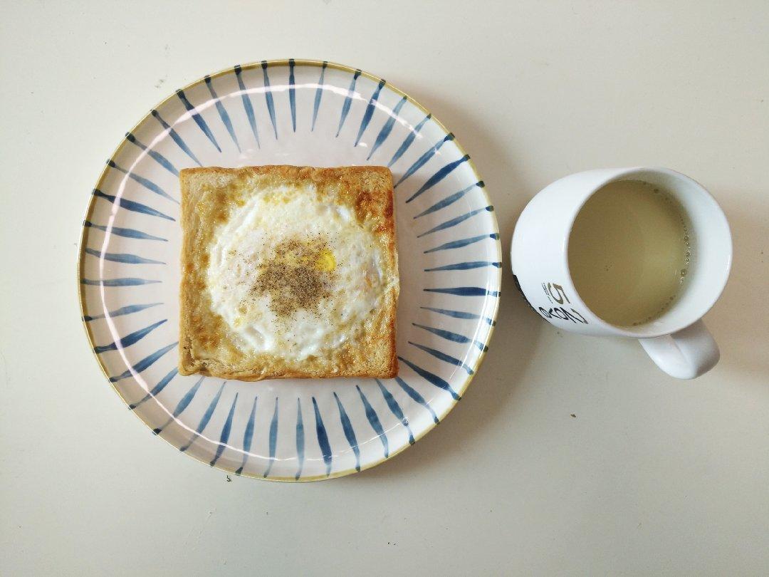 电饼铛版吐司煎蛋