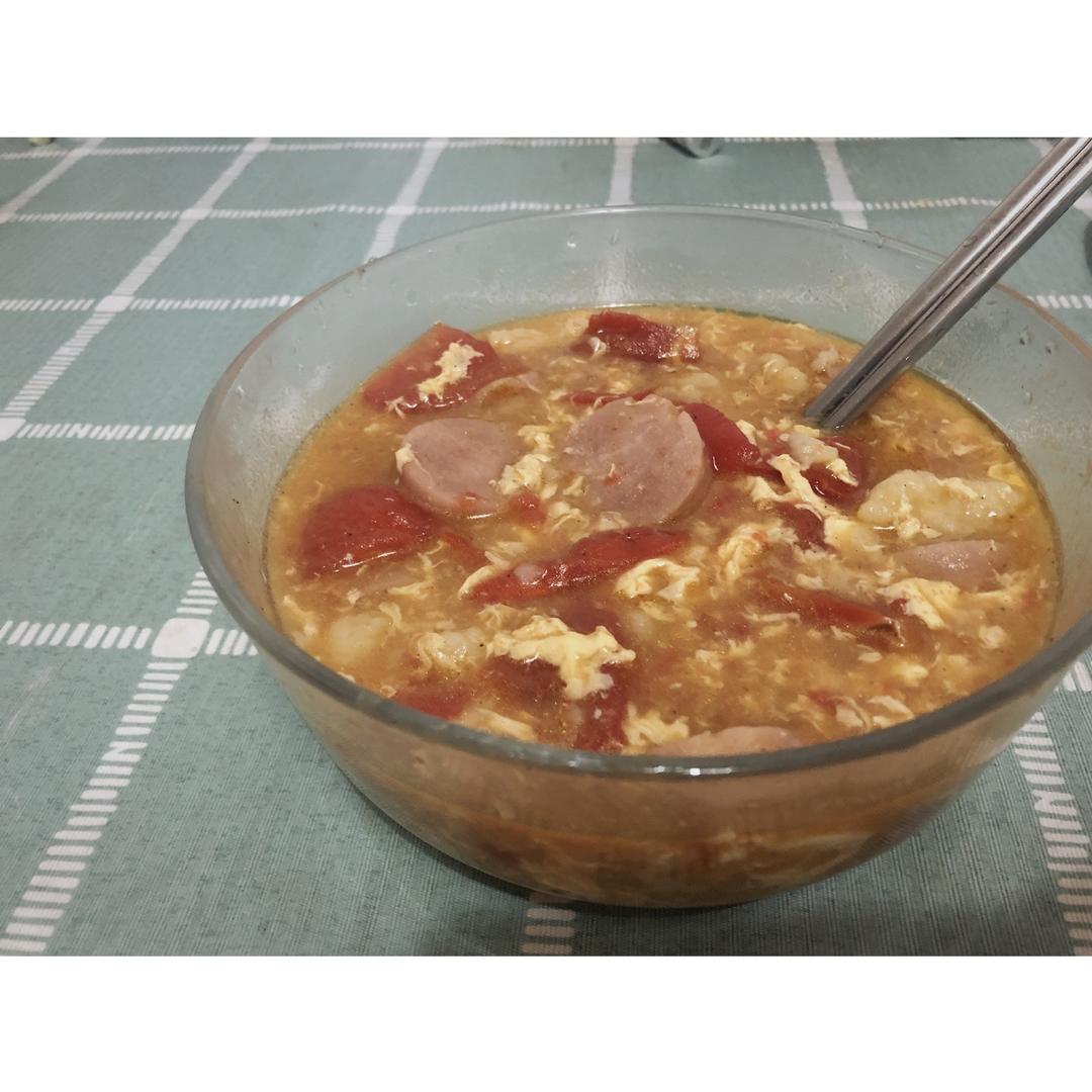 简单早餐-疙瘩汤