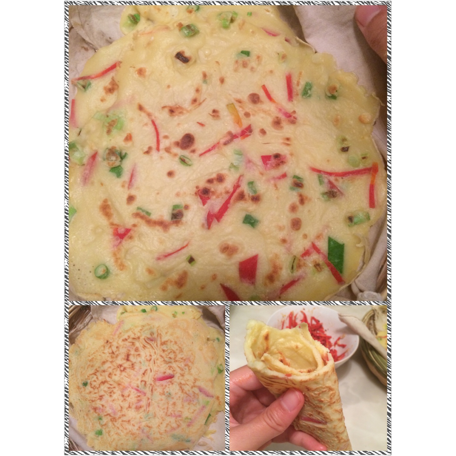 香葱鸡蛋饼