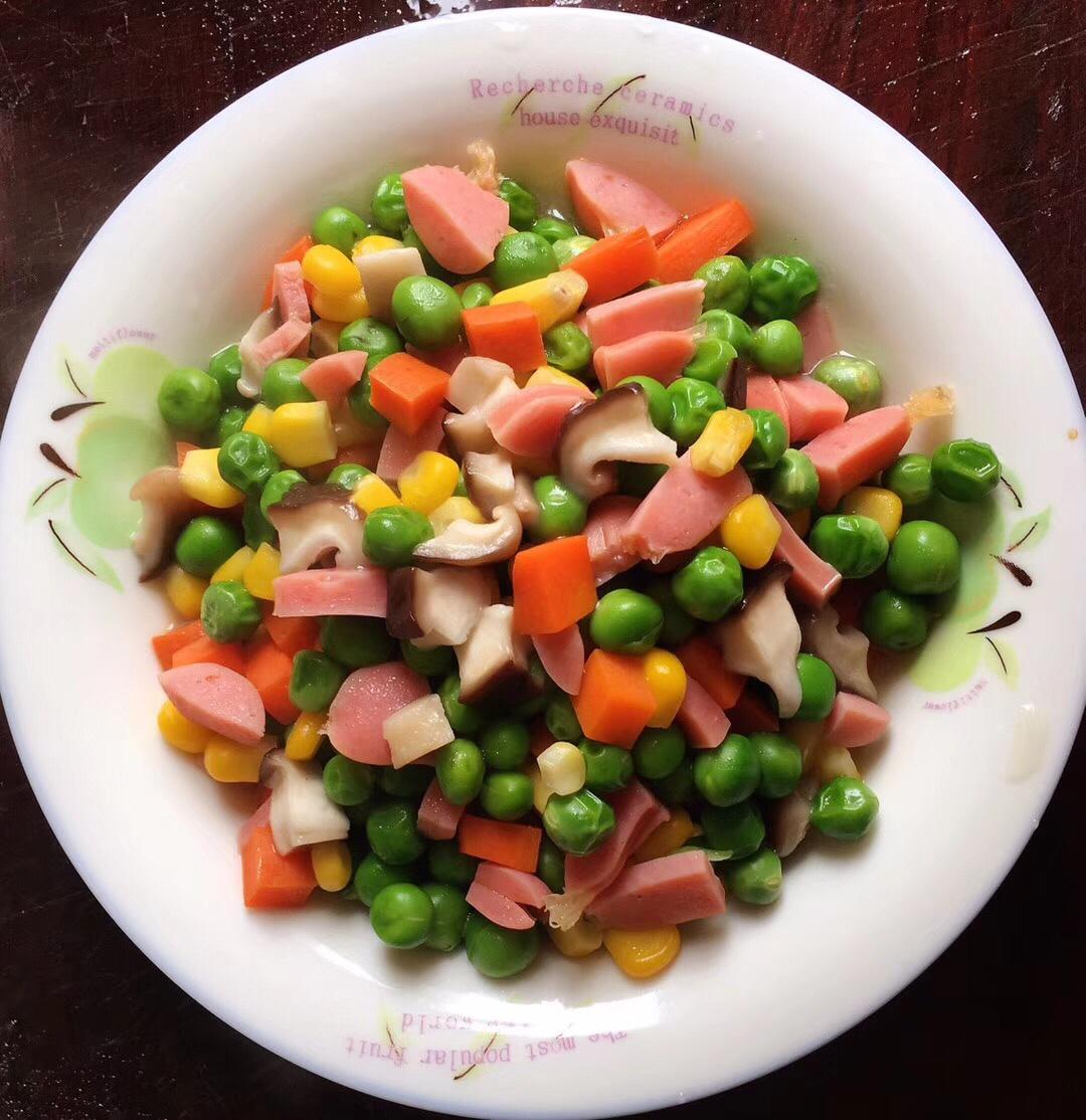 小朋友超爱的金玉满堂-豌豆炒玉米