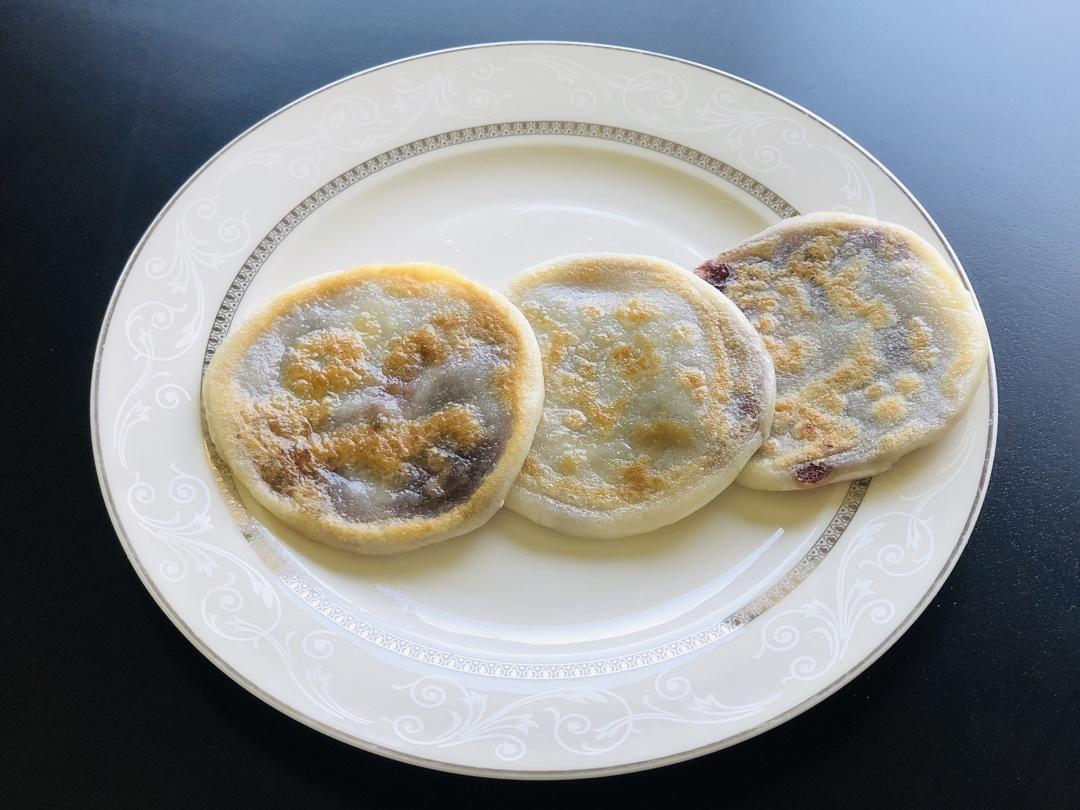 糯米豆沙饼