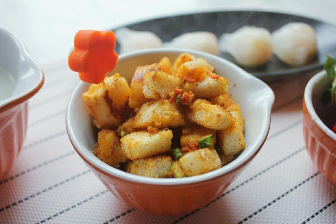 孜然炒烤馒头丁