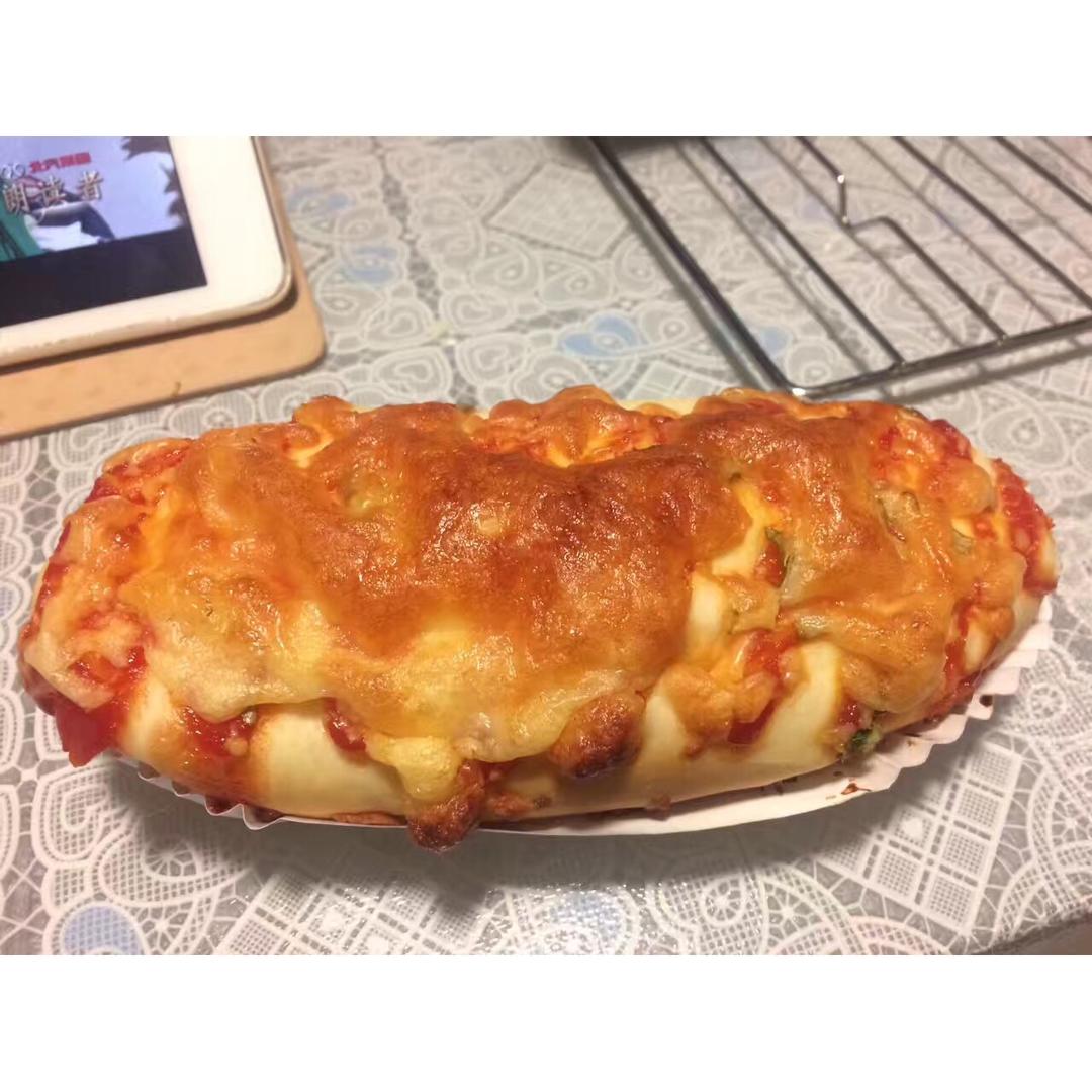 香葱芝士面包（一次发酵）