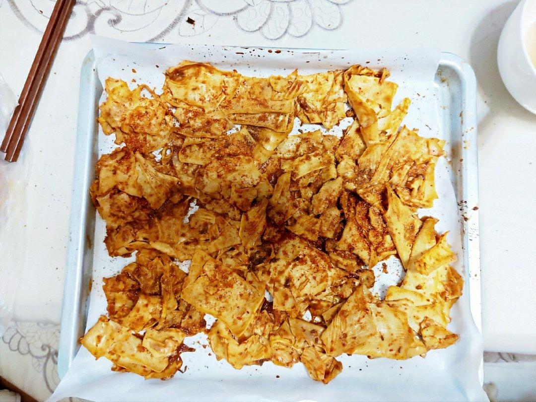 烤箱烤豆皮