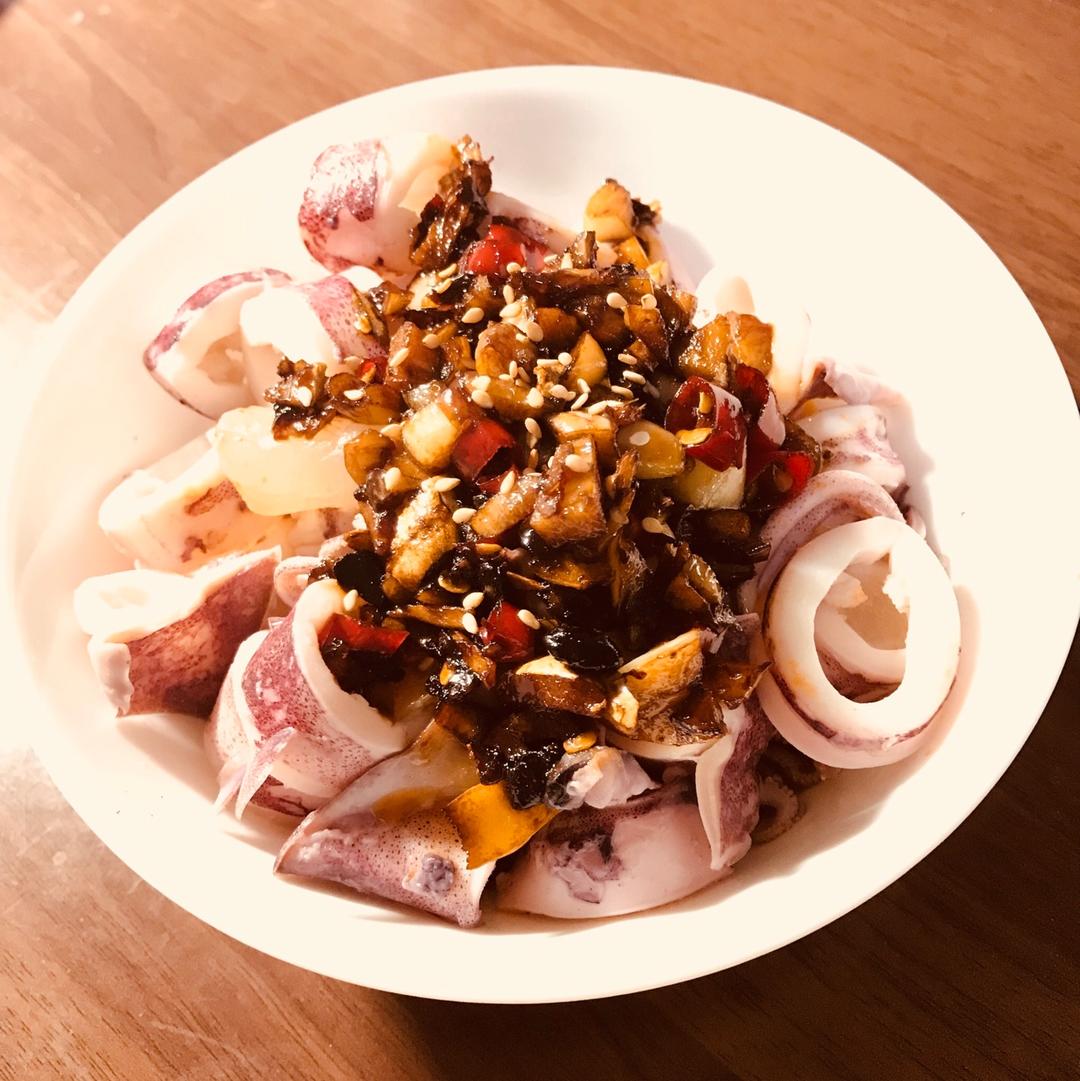 白灼小管 小雪222111做的白灼小管 赞 小管,绿豆芽