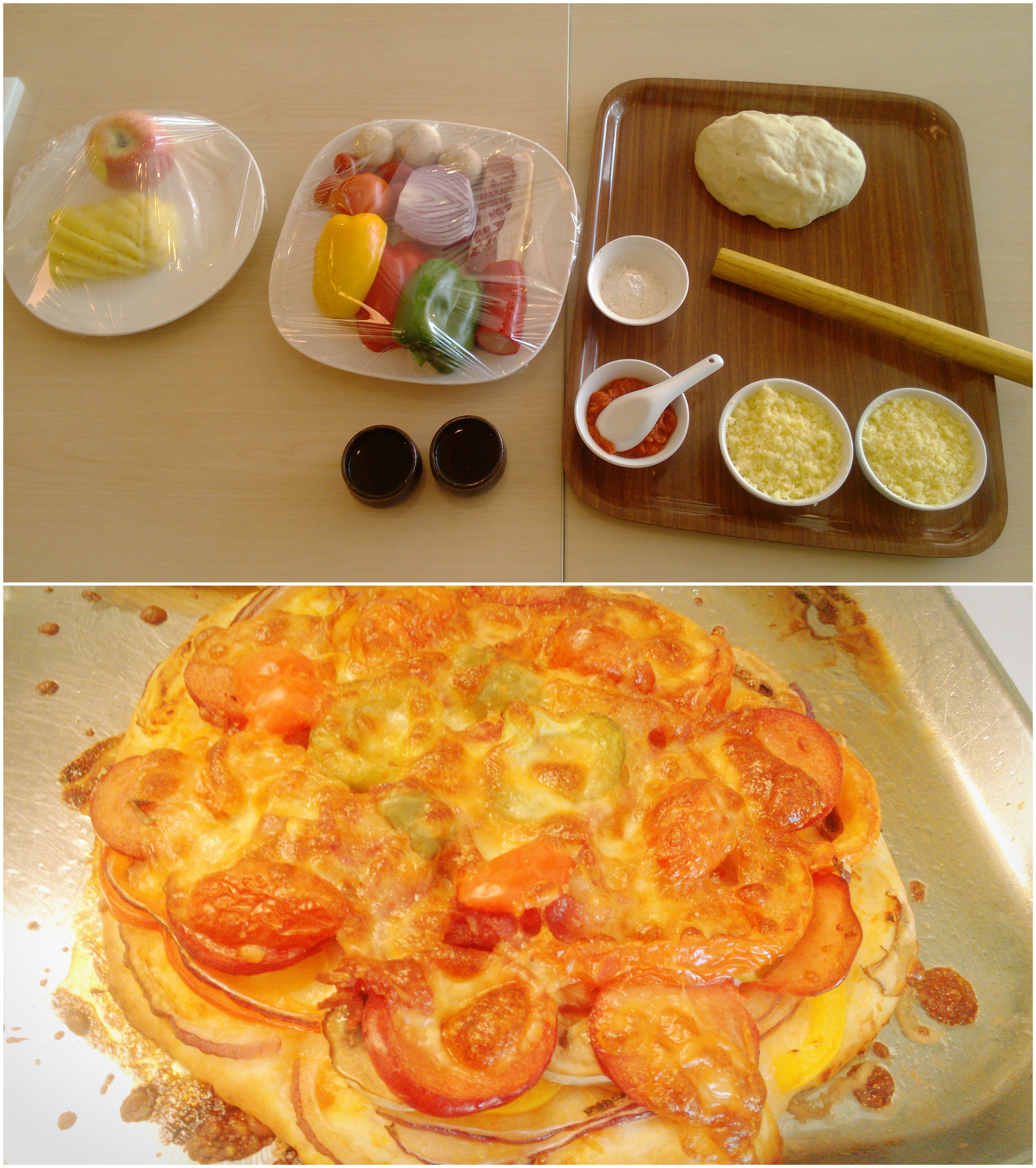 视频菜谱：必胜客式发面饼披萨