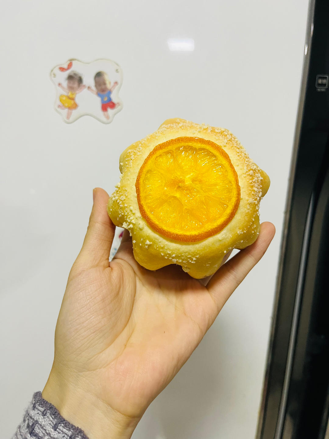 香橙卡士达星星包