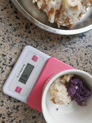 淮山紫薯饼的做法 步骤3