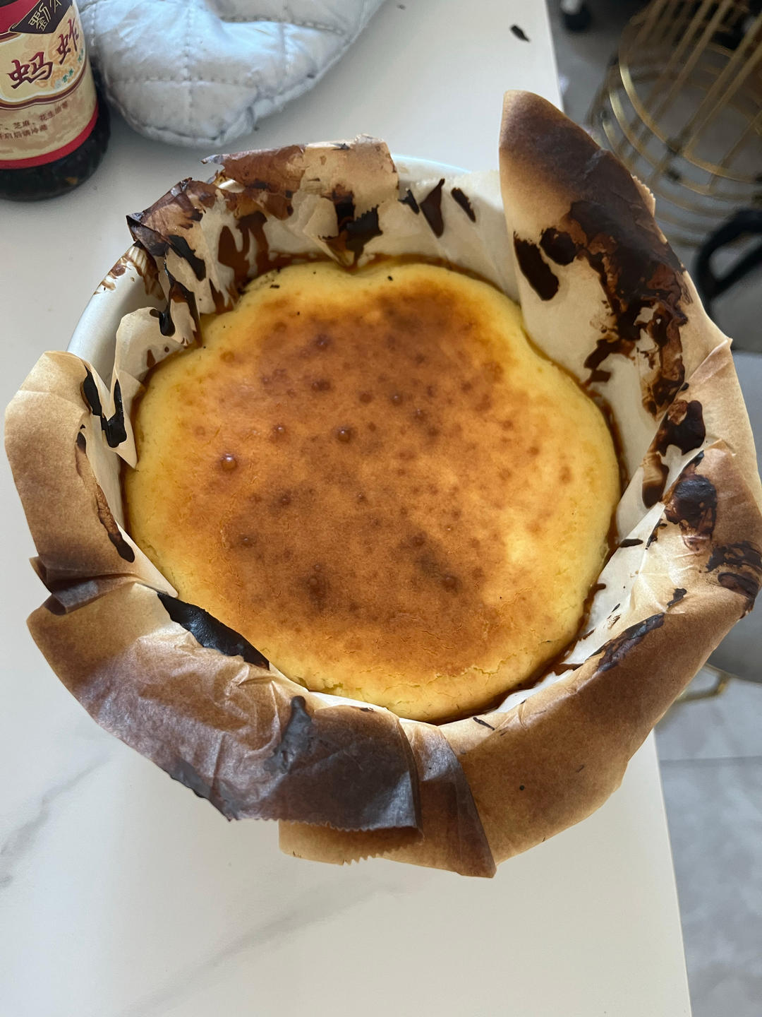 巴斯克芝士蛋糕—零失败—最简单的蛋糕—消耗奶油奶酪—芝士控