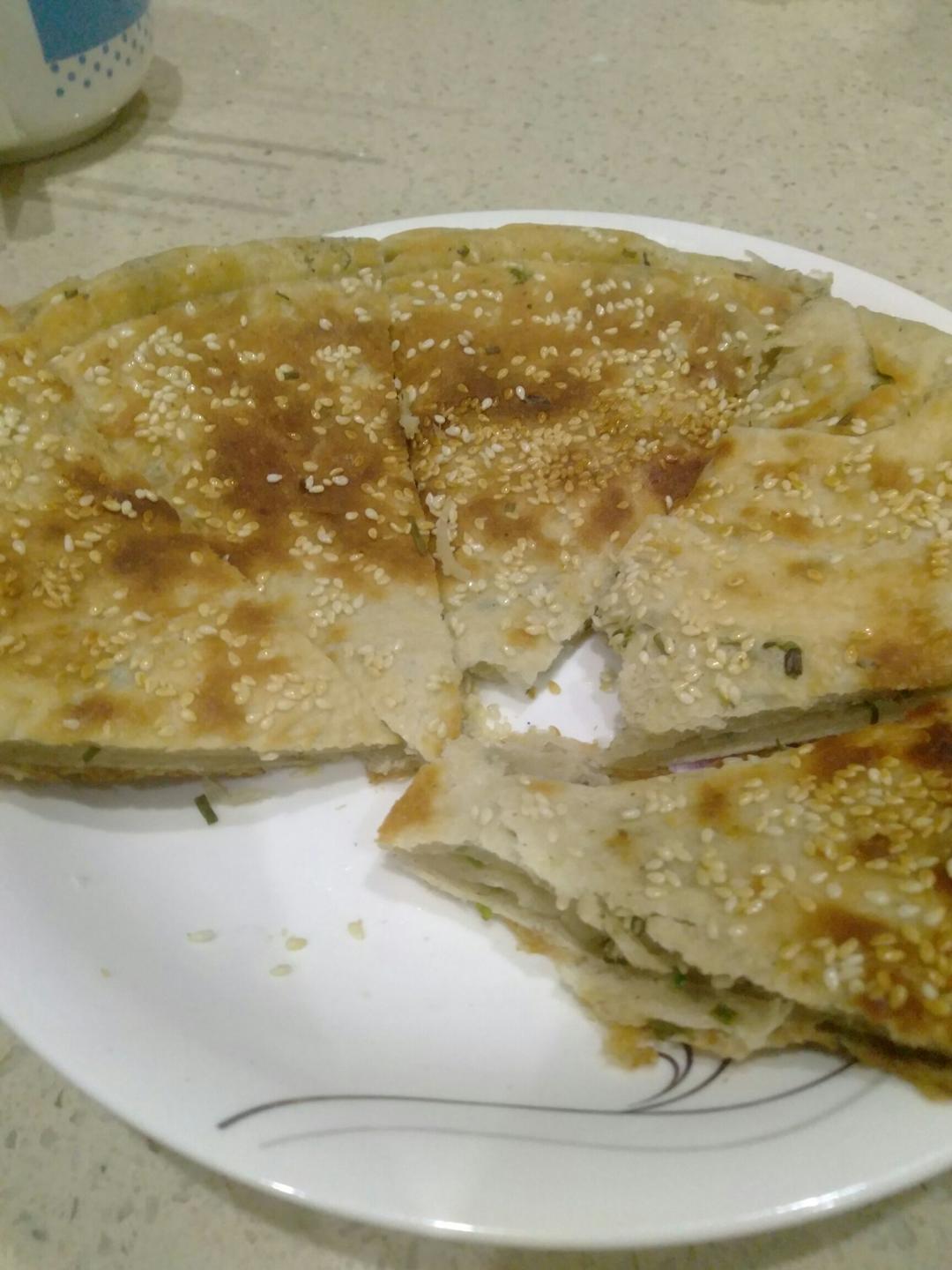 椒盐发面饼 Sesame Pancake