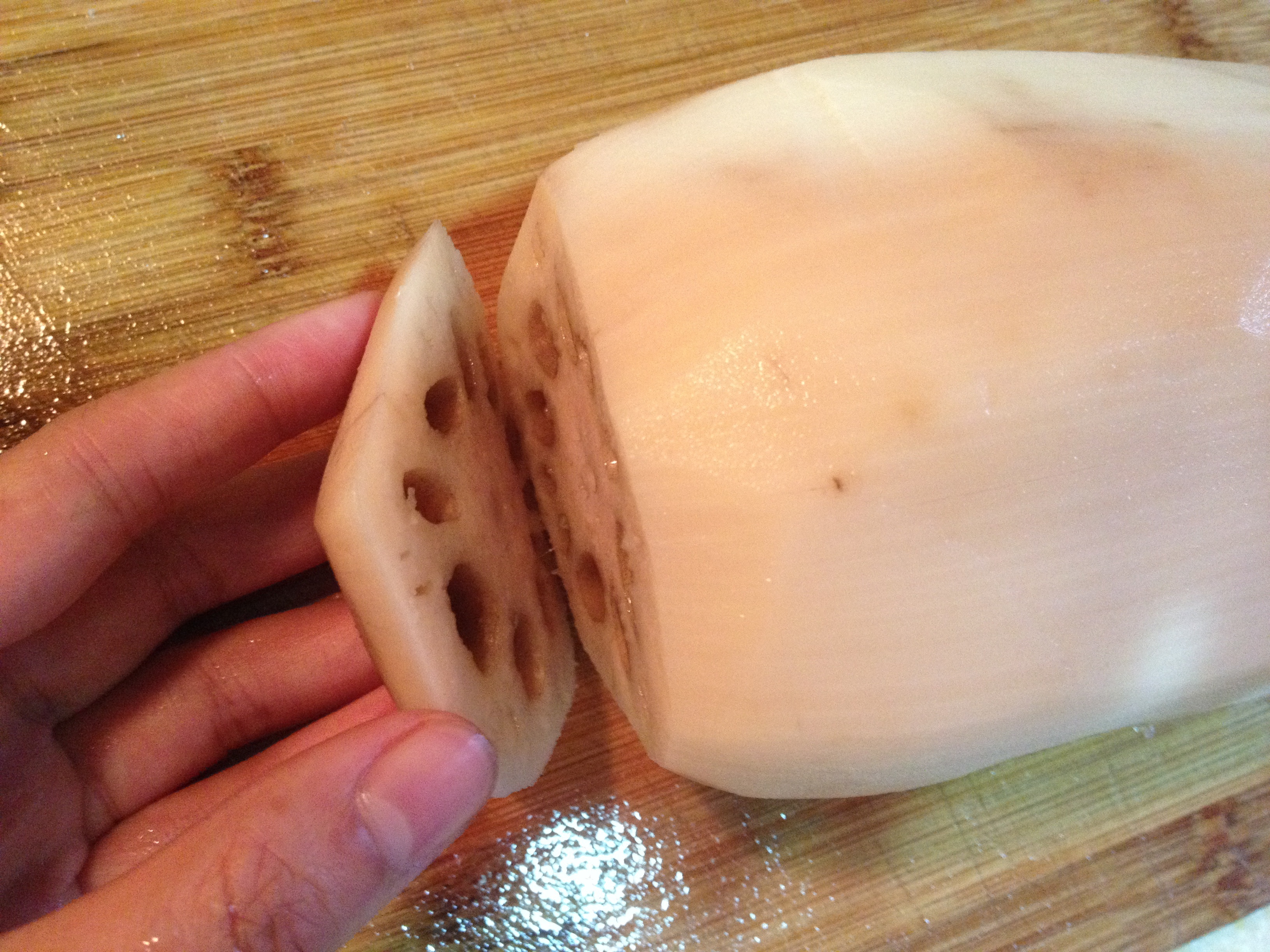 桂花紫米酿糖藕的做法 步骤3