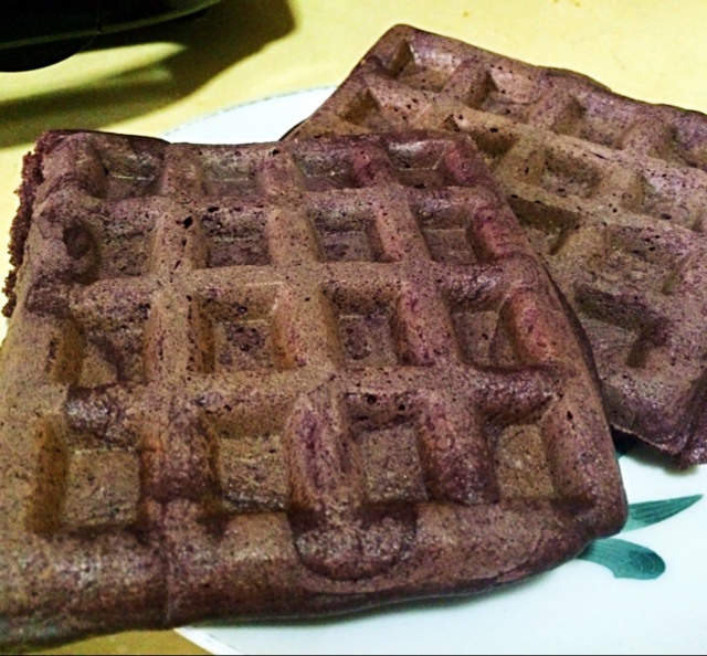 黑香米华夫饼