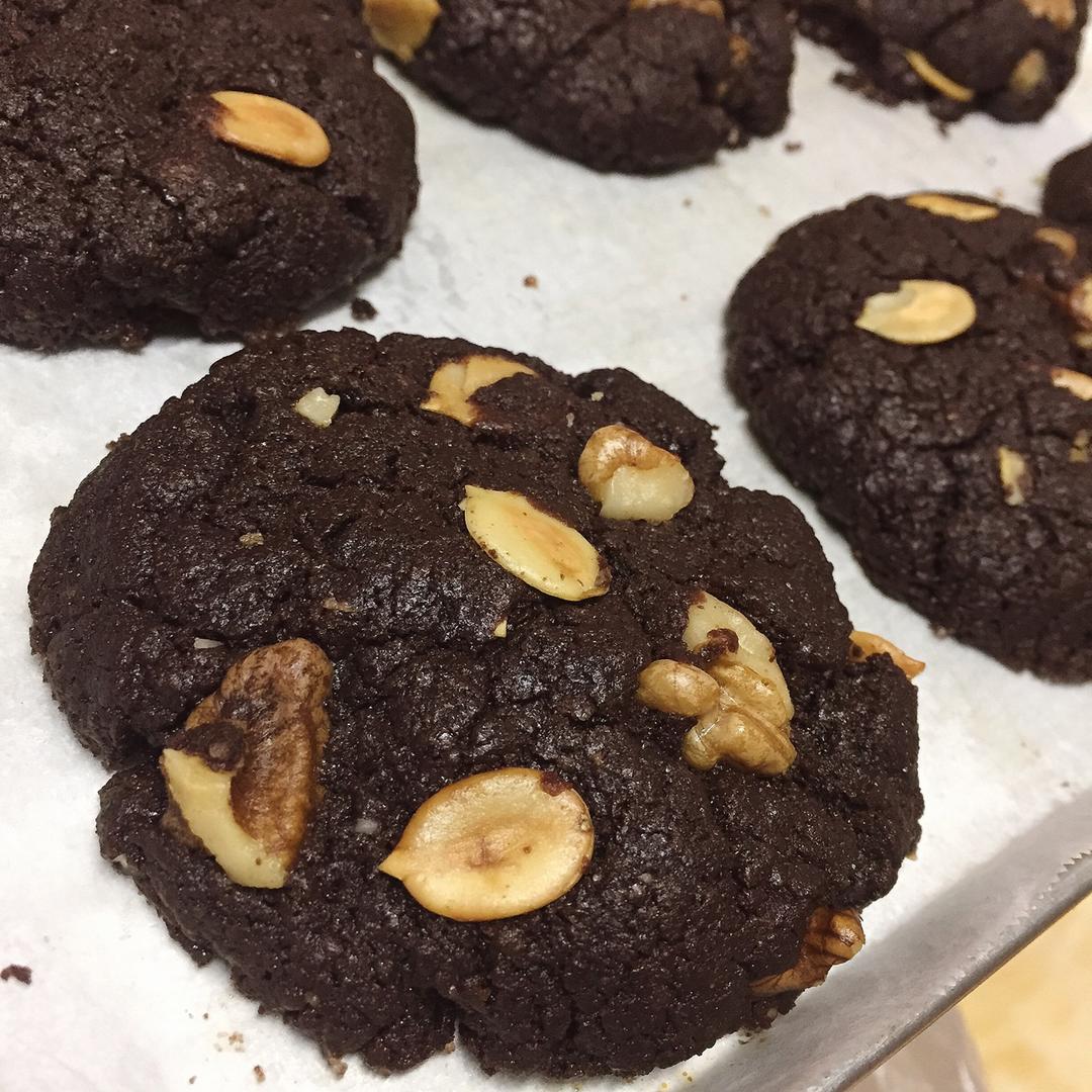 三重巧克力曲奇饼干 Triple Chocolate Cookies