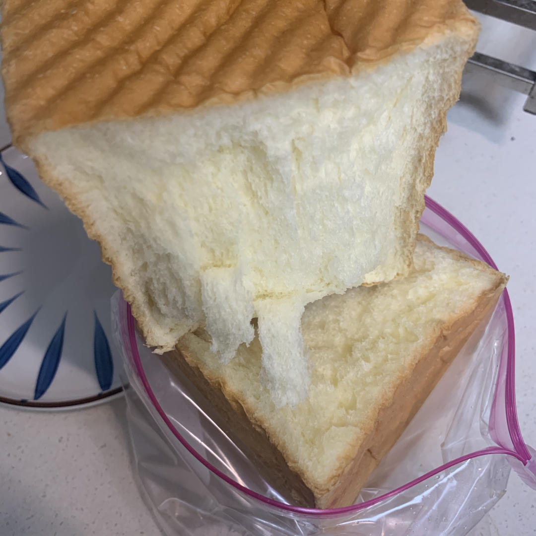 做出面包店的同款！波兰种手撕吐司/北海道吐司