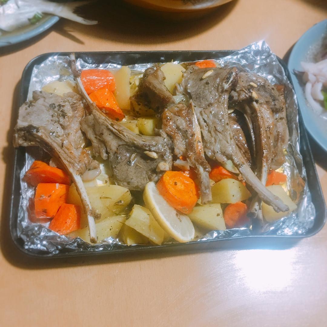 法式烤羊排