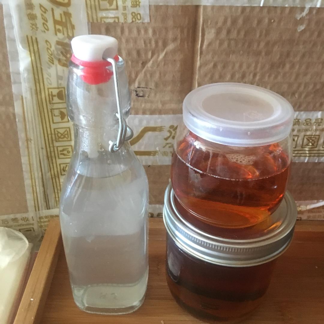 枧水，碱水（自己做的代替品）