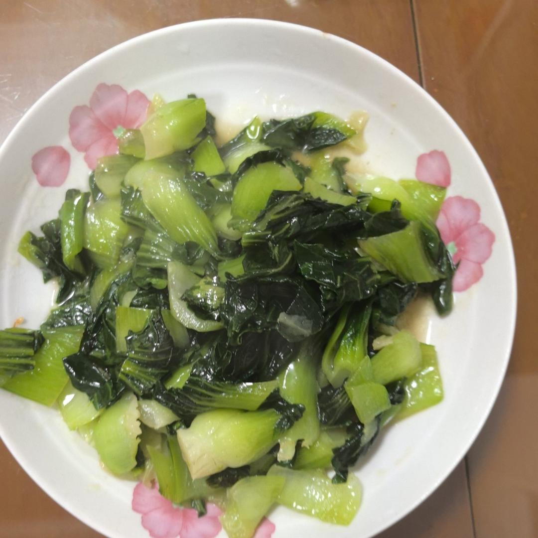 爆炒小青菜（简单新手易做家常菜）
